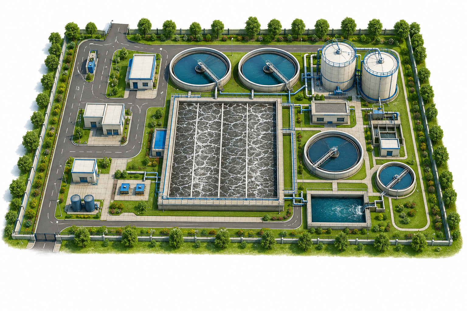 Water and Wastewater Treatment Plant
